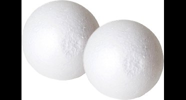 Piepschuim hobby vormen DIY ballen - 2x - styropor bollen - 10 cm