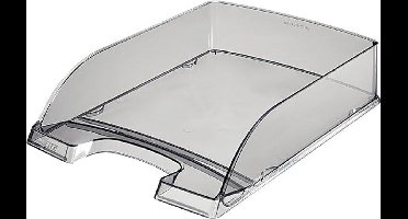 Brievenbak Leitz Plus A4 transparant rookglas