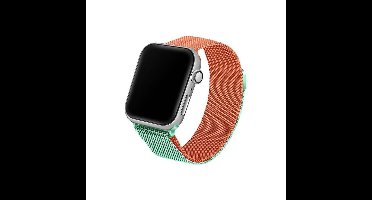 Beline Apple Watch Stalen band 38/40/41mm groen-oranje groen/oranje