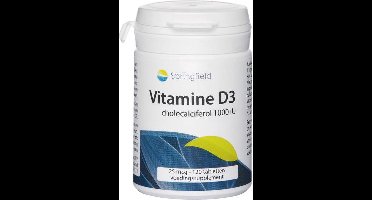 Springfield Vitamine D3 1000 IU - 120 Tabletten - Vitaminen