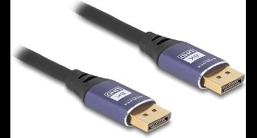 Delock DisplayPort Cable 8K 60 Hz 5 m lila metal
