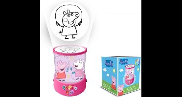 Peppa Pig Projectorlamp - Nachtlamp - Kamerlamp - Bureaulamp - 10 x 16 CM