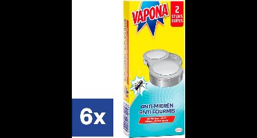 Vapona Mierenlokdoos  - 6 x 2 Stuks