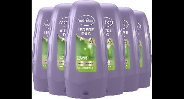 Andrélon Conditioner - Iedere Dag - verrijkt met voedingsrijke zonnebloemolie - 6 x 250 ml - Voordeelverpakking