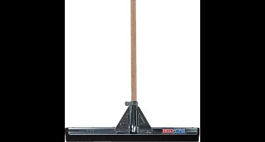 Talen Tools Vloer/douche trekker - voor water - metaal/stevig rubber 45 cm - dikke houten steel 140 cm