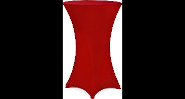 Statafelrok – 5 Stuks Ø 60-65cm Stretch - Bordeaux Rood
