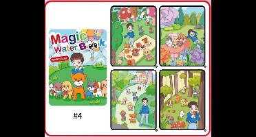 Zomer Uitverkoop!  1+1 Deal  Sinterklaas | Kerst Cadeau | Magisch Water Kleurboek voor Kinderen | Zomeractie | Herbruikbare Water Tekening | Kleuren met Waterpen | Honden Picnic