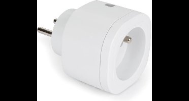 Perel Smart wifi-stekker, 13 A, 3000 W, voor gebruik binnenshuis, Franse aarding type E, wit