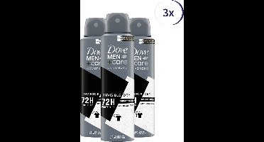 Dove Men+Care Deodorant Spray Invisible Dry - Voordeelverpakking 3 x 150 ml