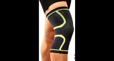 *** Heble® - "Kniebrace \ M \ Zwart-Geel ***