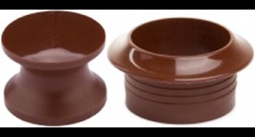Knopjes van Push-Lock (BRUIN) set a 2