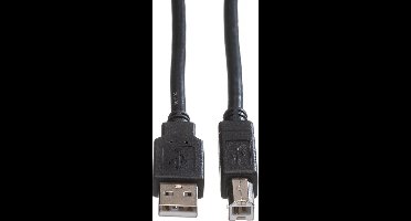ROLINE GREEN USB 2.0 kabel, Type A-B, zwart, 1,8 m