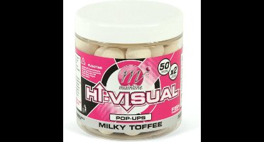 Mainline - Hi Visual Pop-ups | White Milky Toffee | 15mm - Wit