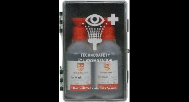 Technosafety Oogspoelstation - Met 2 Flessen - 500ml - Veilig Werken