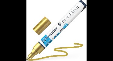 Schneider acrylmarker - Paint-It 320 - schrijfbreedte 4mm - goud - S-120253