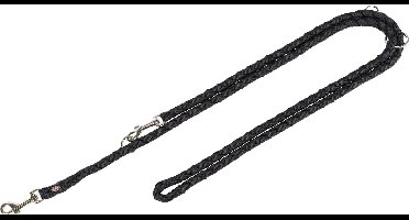 Trixie Hondenriem Cavo Verstelbaar Zwart