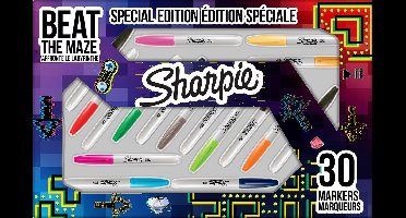 Sharpie Permanentmarkers | Fijne punt | Diverse kleuren | 30 stuks