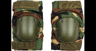 Knie beschermers neoprene woodland camo