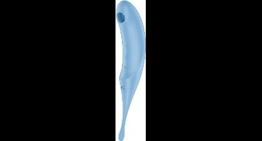 Satisfyer 'Twirling Pro', 20 cm, drukgolf- en oplegvibrator, aan beide zijden te gebruiken, drukgolven en circulerende vibraties
