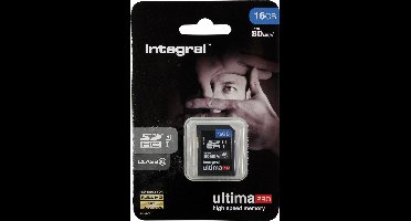 16 GB geïntegreerde SDHC-kaart klasse 10 (20 MB / s)