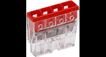 WAGO Steekklem 4x0,5-2,5mm² 10 stuks