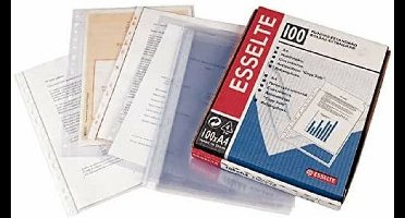 Organiser Map Esselte Transparant Din A4 100 Stuks