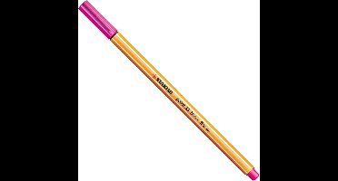 STABILO point 88 - Fineliner 0,4 mm - Neon Roze - per stuk