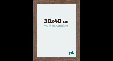Your Decoration - Fotolijst 30x40 cm - MDF - Walnoot Donker - Mura