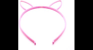 Diadeem konijn/haas oren lichtroze