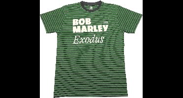 Bob Marley - Exodus Heren T-shirt - M - Groen
