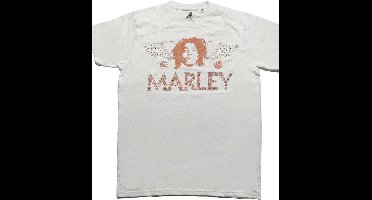 Bob Marley - Wings Heren T-shirt - XL - Wit