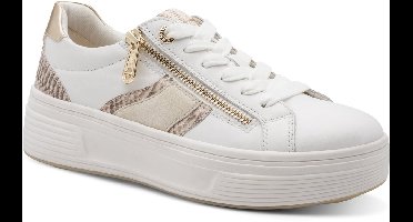 Tamaris Comfort Essentials Dames Sneakers - WIT/SNAKE