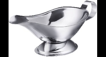 Westmark Saucière/Sauce Bowl, Druppelvrije tuit, Vulvolume: 120 ml, Roestvrij staal, Zilver, 62272270