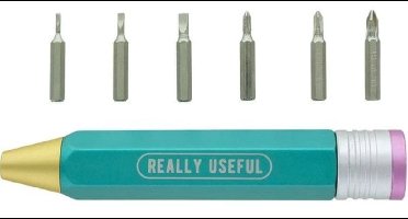 Multitool - Paladone - 6 in 1 - Schroevedraaierset - 3 Kruis - 3 Zaagsnede - Houder