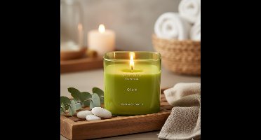 Geurkaars glow 8x8cm - Gusta®