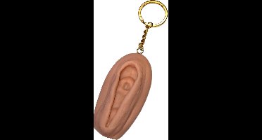 Humoristische Silicone Vulva Sleutelhanger – Ondeugende Vaginale Gadget voor Feestjes & Cadeautjes