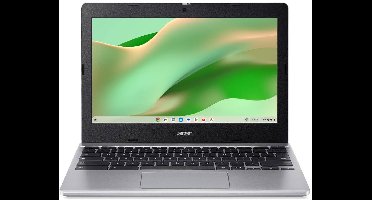 Acer Chromebook CB311-12HT-C8YQ Intel® N N100 29,5 cm (11.6") Touchscreen HD 4 GB LPDDR5-SDRAM 64 GB eMMC Wi-Fi 6E (802.11ax) ChromeOS Duits Zilver