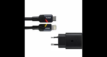 USB C Adapter met Kabel - Geschikt voor iPhone 14/13/12/11/X - 2 Meter Kabel - 25W Snellader - USB C Oplader