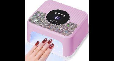 UV Lamp Gelnagels - LED Nagellamp - Gellak Nagel Lamp - Nageldroger - Naggellak Droger - Nagels - met 4 Timers - 45 LED's en Een Automatische Sensor - 268W