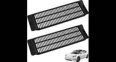 Ventilatierooster compatibel met Tesla Model 3 [Set 2] Accessoires voor airconditioning onder autostoelen