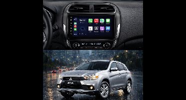 ADIVOX 10.1 inch T2 geschikt voor Mitsubishi ASX/Citroen C4 Aircross Android 15 CarPlay/Auto/Wifi/DSP/5G/DAB+