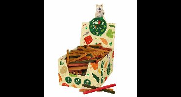 Duvo+ Garden Bites Dental Twisters Gemengde kleuren XL - per stuk doos 48 stuks