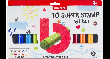 Bruynzeel Kids Super Stempelstiften Set 10