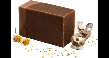 RNCosmetics - Buhur Zeep Bar – Handgemaakte Natuurlijke Zeep met Patchouli, Amber & Sheaboter – Reinigend & Verzorgend voor de Gevoelige of Onzuivere Huid – Luxe Spicy & Houtachtige Geur – Vegan & Hydraterend