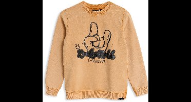 4PRESIDENT Sweater meisjes - Yellow - Maat 116 - Meisjes trui
