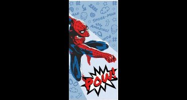 Spiderman handdoek POW! polyester 70 x 140 cm