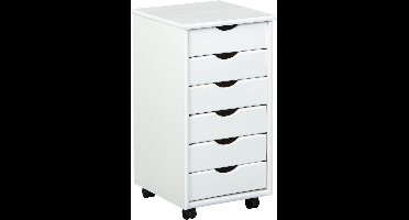 Ladenkastje - Ladeblok Bureau Organizer - Archiefkast - Wit