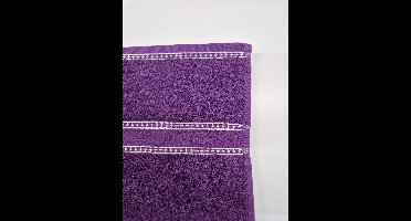 Luxe Badhanddoek - Paars - 70 x 140 cm