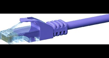 Danicom CAT5e UTP patchkabel - 0,50 meter paars - CCA - netwerkkabel - internetkabel - UTP kabel - RJ45 - 1000 mbit/s