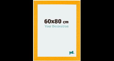 Your Decoration - Puzzellijst 60x80 cm - Geel - Puzzellijst 1500-2000 stukjes - MDF Fotolijst - Mura